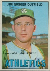 1967 Topps Baseball Cards      017      Jim Gosger